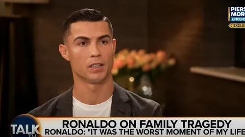 Cristiano Ronaldo, interviul secolului cu Piers Morgan! Declarații bombă: „Am fost aproape să semnez cu Manchester City!” | VIDEO