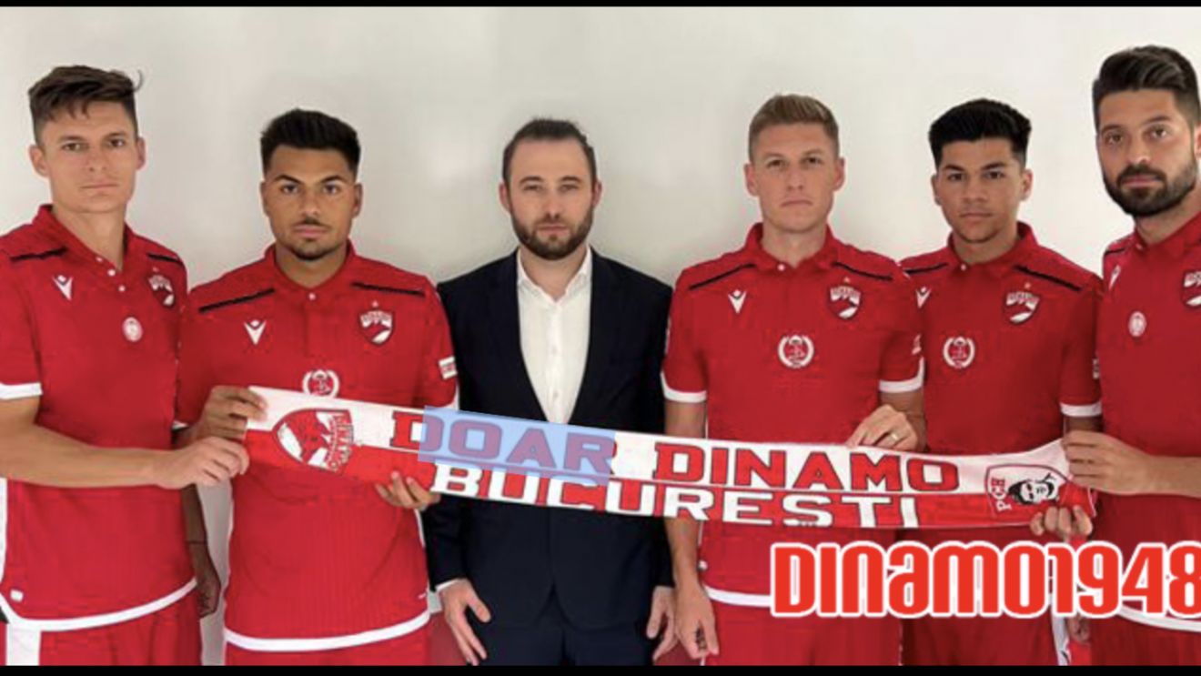 Dinamo a prezentat oficial 5 fotbaliști, cu două zile înaintea debutului în Liga a 2-a! Un fost jucător de la FCSB a semnat cu echipa antrenată de Ovidiu Burcă