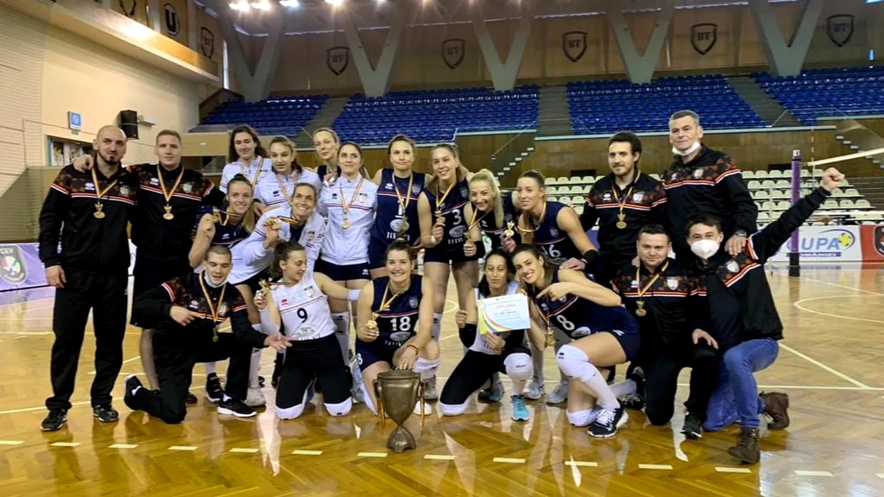 CSM Volei Alba Blaj a câștigat Cupa României la volei feminin! A treilea trofeu obținut în ultimii 5 ani