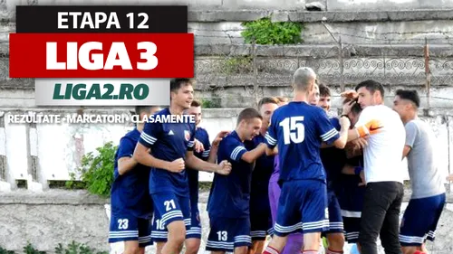 Liga 3, etapa 12 - rezultate | Unirea Slobozia şi ”FC U” Craiova își mențin invincibilitatea și poziția de lider. Oțelul pierde la scor, Luceafărul Oradea cedează șefia în Seria 5. Scorul rundei a fost 6-0