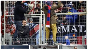 VIDEO Faza după care Reghe a plecat de pe teren! A luat foc la golul Astrei și a urmărit meciul din mijlocul galeriei! Ce s-a întâmplat