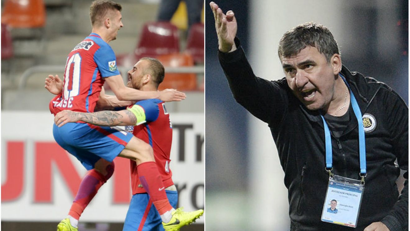 Hagi a pus mâna pe telefon și l-a sunat pe Florin Tănase. Discuția pe care au avut-o cei doi și răspunsul după care "Regele" s-a enervat: "Stai, mă! Cum e bine? Nu ești tu căpitanul Stelei?"