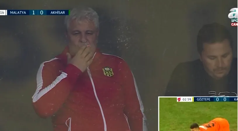 Marius Șumudică, stresat la maximum în Turcia! Gestul la care a recurs antrenorul român și care i-a intrigat pe turci: „Regele fumatului” | VIDEO