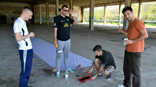 FOTO** Dovadă de respect total pentru fani! Jucătorii lui ASU Poli au afișat un banner destinat suporterilor