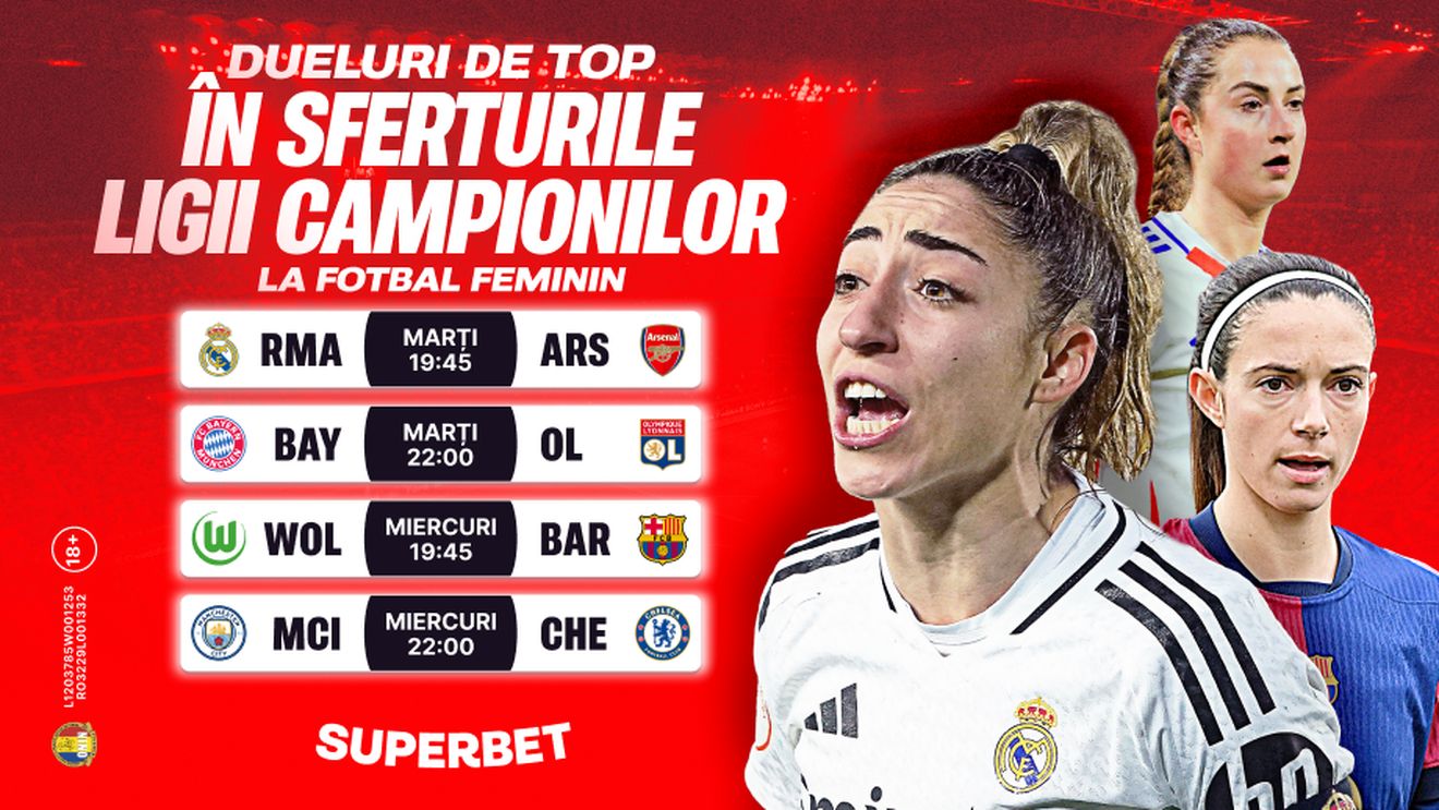 ADVERTORIAL | Show în sferturile Ligii Campionilor la fotbal feminin