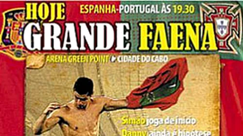 Portughezii, pregătiți de duelul-șoc cu Spania: „Azi e marea înfruntare!”
