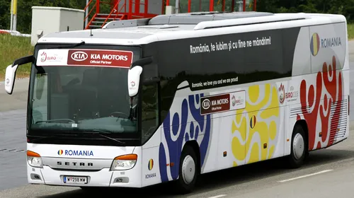 Vezi aici autocarul naționalei de la Euro