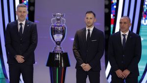 Cum au reacționat Edi Iordănescu, Răzvan Burleanu și Mihai Stoichiță când au văzut că România a scăpat de Franța și Portugalia din urna „monștrilor” și a picat în grupă cu Belgia. FOTO