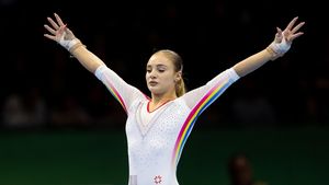 Sabrina Voinea a luat medalia de aur la Cupa Mondială de la Paris! Exercițiu superb în finală
