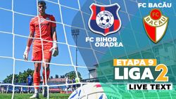 FC Bihor – FC Bacău începe la ora 15:45. Orădenii au nevoie de victorie pentru a continua să spere la play-off, de care băcăuanii sunt mai aproape