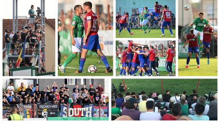 Spectatorii au stat și pe jos, iar primarul a huiduit arbitrul la final! Tot ce nu s-a văzut la televizor de la meciul CSC Dumbrăvița - Steaua 0-3