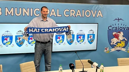 Craiova are antrenor grec şi la baschet! Michalis Kakiouzis, fost campion european şi vicecampion mondial: „Eu şi Ouzounidis vom face o pereche grecească de succes în România”