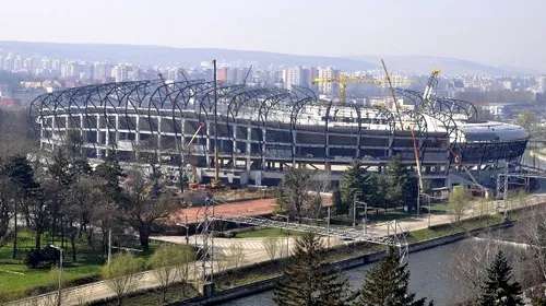 Au început lucrările la terenul de joc!** FOTO Acoperișul Cluj Arena va avea „barieră de vapori”