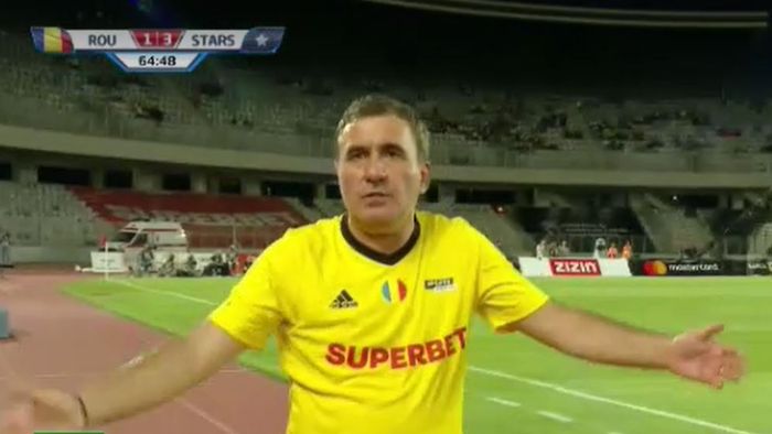 Momentul în care Gică Hagi a explodat de nervi la meciul de retragere al lui Adi Mutu! „Regele” a reacționat furios: „Uitați-vă la ăsta”