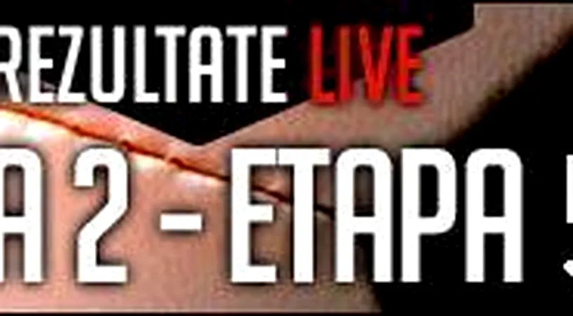Liga 2, REZULTATE FINALE, ETAPA 5