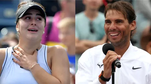 US Open 2019 | Două finale cu aceeași provocare, două scenarii, doi campioni, două generații, aceeași reacție. Bianca Andreescu și Rafael Nadal au New York-ul la picioare | FOTO
