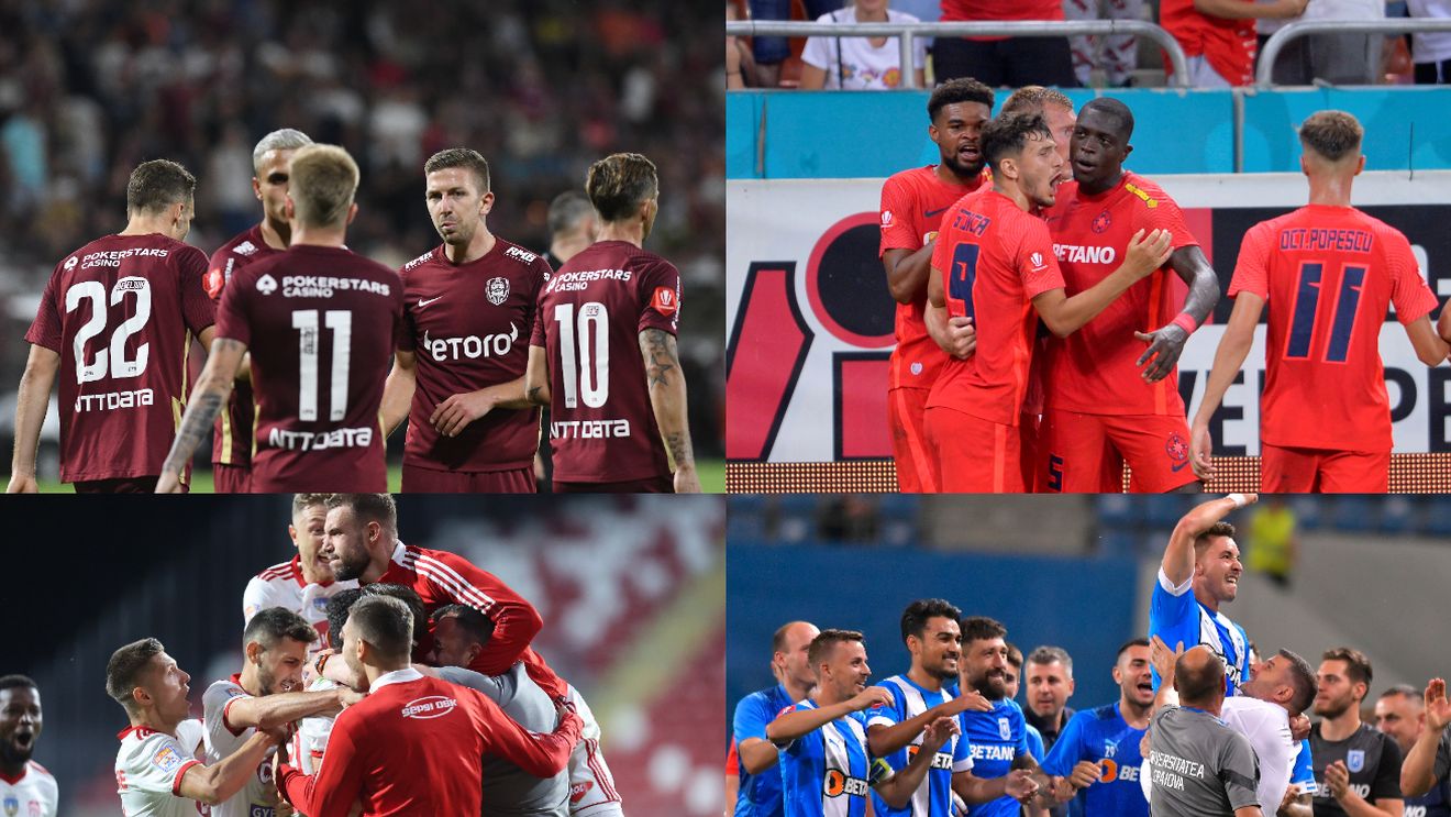 Zilele și orele la care CFR, FCSB, Universitatea Craiova și Sepsi OSK joacă în turul 3 din Conference League