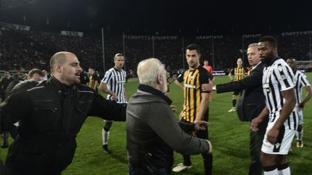 Campionatul Greciei a fost suspendat pe termen nelimitat! Guvernul a intervenit după incidentele din meciul lui PAOK