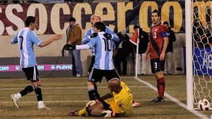 VIDEO Cu un Messi în zi de grație,** "pumele" au fost ținute în șah de SUA