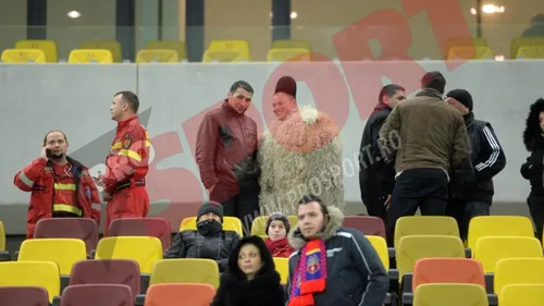 Apariție spectaculoasă pe Național Arena! FOTO: Ghiță Ciobanul a venit s-o susțină pe Steaua