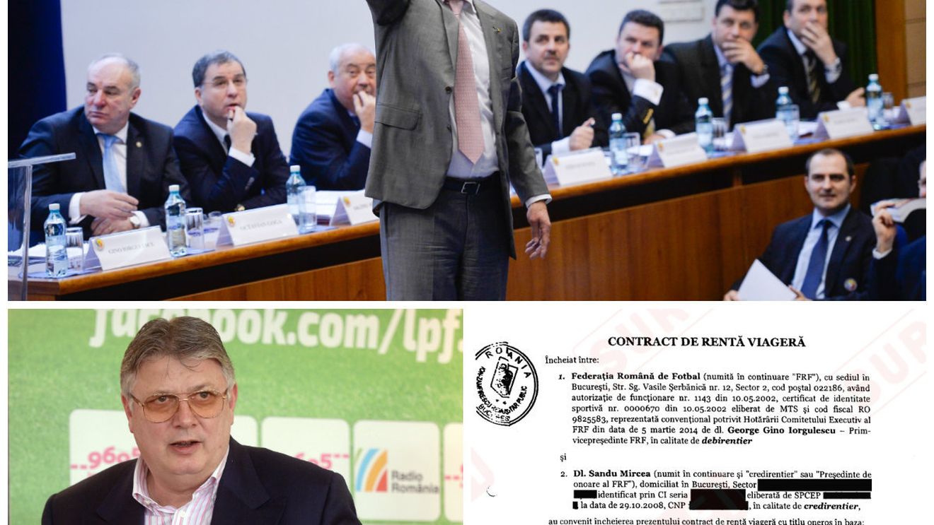 Știrea de jumătate de milion de euro. Actul confidențial prin care Iorgulescu a angajat FRF slugă la Mircea Sandu. Federația îi plătește până și rovigneta și hârtia igienică. UPDATE | Replica șefului LPF