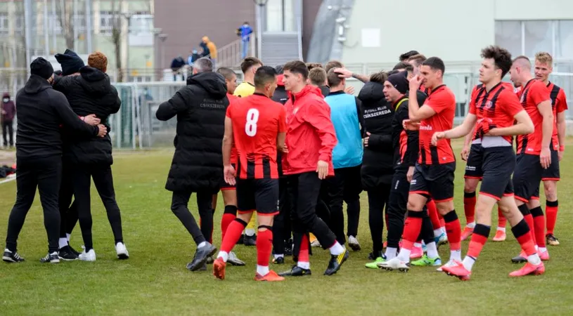 FK Csikszereda a trăit periculos meciul cu CSM Slatina și calificarea în play-off. Reacția lui Valentin Suciu după victoria la limită și lupta la promovare