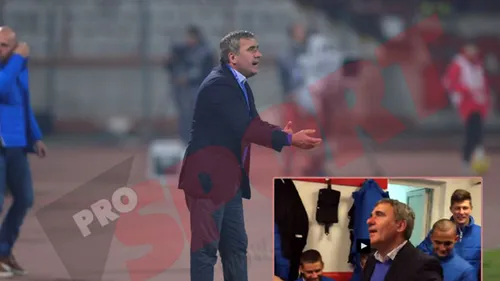 VIDEO | Hagi, în vestiarul Viitorului, bucurându-se după victoria cu Dinamo. L-a imitat pe Boban, spre amuzamentul jucătorilor săi: 