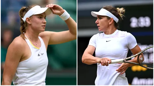 Capăt de drum pentru Simona Halep în semifinale la Wimbledon: 3-6, 3-6 cu Elena Rybakina! Românca a fost de nerecunoscut și a comis un număr uriaș de duble greșeli