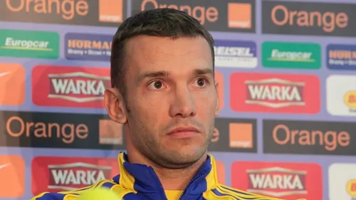 Shevchenko s-a decis:** se retrage după Euro 2012