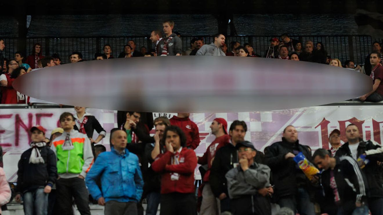 Imaginea zilei în Liga 1!** Strigătul de disperare al fanilor CFR-ului! Omul pe care toată planeta îl știe de frică e chemat să aducă titlul în Gruia :)