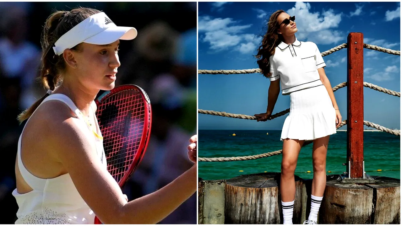 A învins-o pe Simona Halep la Wimbledon înaintea suspendării, dar puțini credeau că o vor vedea așa! Pictorial de senzație cu Elena Rybakina. FOTO & VIDEO