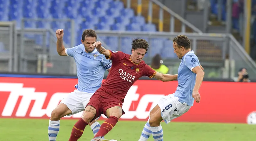 Lazio - AS Roma 1-1. Final dramatic pe Olimpico! Gazdele puteau obține victoria pe final 