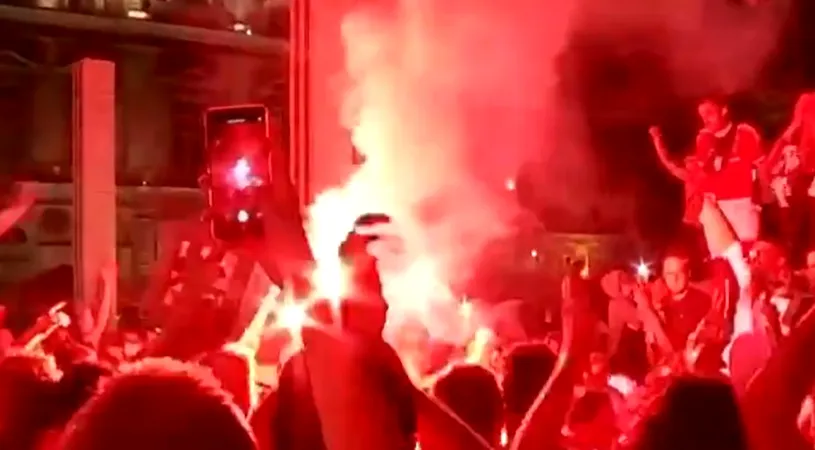 Sărbătoare în Franța, după ce Lyon s-a calificat în careul de ași al Champions League. Fanii au ieșit pe străzi în plină pandemie | VIDEO