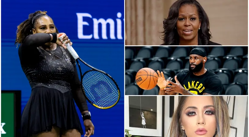 Val de reacții în toată lumea după retragerea Serenei Williams! O jucătoare din România, cu inima frântă! Ce mesaje au transmis Michelle Obama, LeBron James, Michael Phelps și Tiger Woods | VIDEO