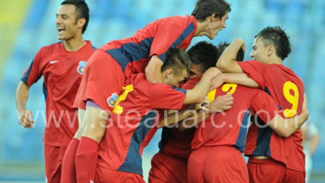 Echipa de juniori a Stelei a umilit puștii CFR-ului!