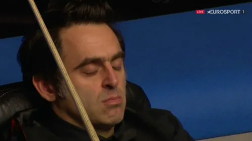 Asta da aroganță! Ronnie O'Sullivan a DORMIT în timpul meciului de la Openul Scoției. Ce s-a întâmplat după ce s-a trezit