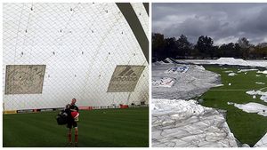 De Boer și-a salvat echipa de la tragedie! "Balonul" în care urma să se antreneze Ajax a fost distrus