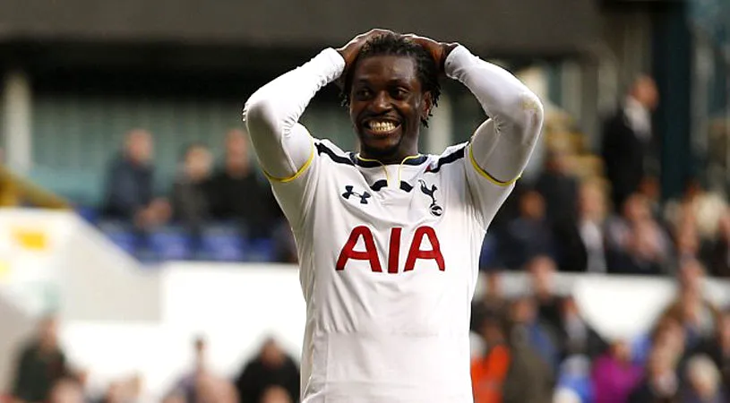 Emanuel Adebayor le-a declarat război fanilor lui Tottenham: 