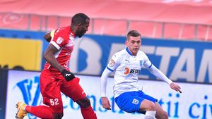 Universitatea Craiova - Hermannstadt 1-0. Cicâldău a adus victoria oltenilor | Video Online