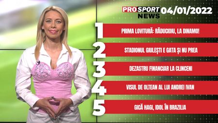 ProSport News | Prima lovitură: Răducioiu la Dinamo. Stadionul Giulești e gata și nu prea. Cele mai noi știri din sport | VIDEO
