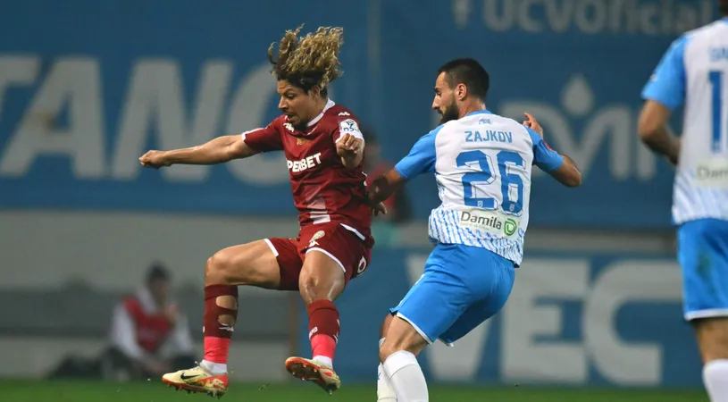 Universitatea Craiova - Rapid 2-1, în etapa 2 a play-off-ului din Superliga. Gazdele se apropie la patru puncte de FCSB, oaspeții sunt out din lupta la titlu!