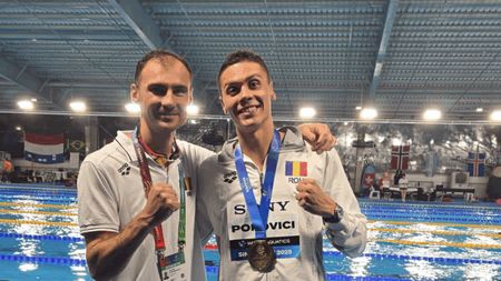 Omul din umbra lui David Popovici: „Nu aleargă după averi"