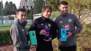 Chelsea ia tot! Diego Costa, jucătorul lunii în Premier League. Antonio Conte, cel mai bun antrenor. Pedro a dat golul lunii