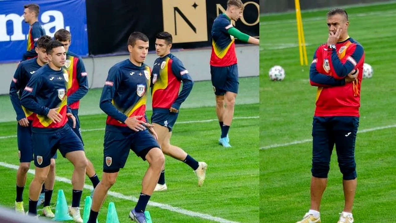 Daniel Pancu admite, înainte de România - Germania la U20: „Sunt jucători care în mod normal nu ar fi trebuit convocați, dar aștept progrese”