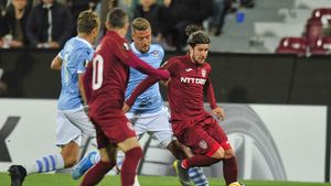Cu Omrani, de la fast-food la gourmet. CFR Cluj o învinge cu 2-1 pe Lazio după un meci înfrumusețat de intrarea atacantului francez