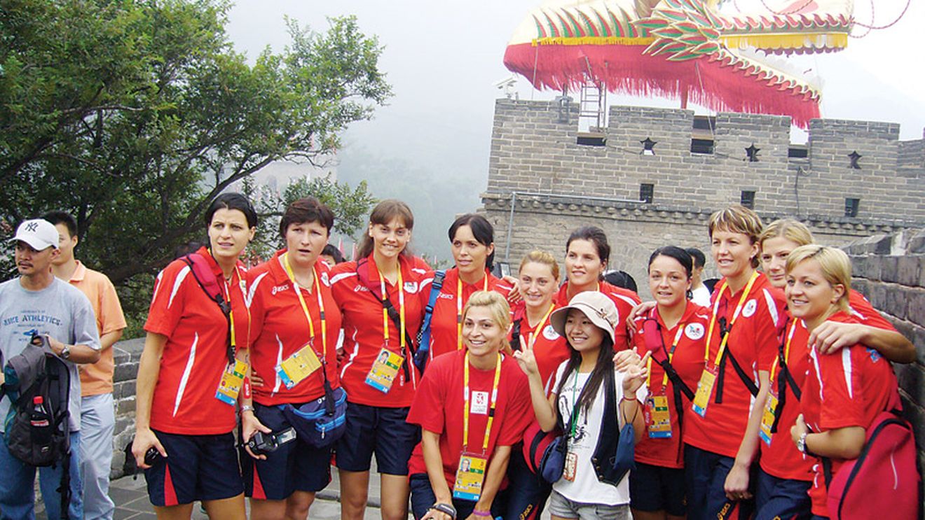 Tricolorele au fost în vizită la Zidul Chinezesc