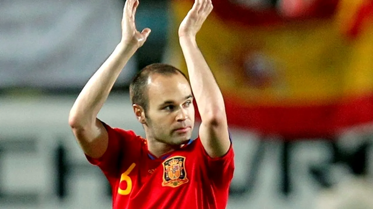 Vești bune pentru Spania!** Iniesta lipsește maxim 7 zile