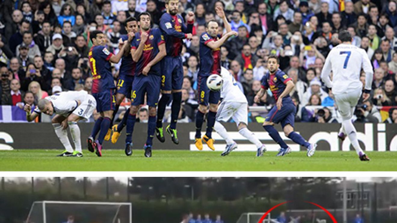 Cristiano Ronaldo wannabe. VIDEO - A vrut să execute lovitura liberă ca starul Realului, dar a reușit "100% cea mai proastă execuție din istorie"