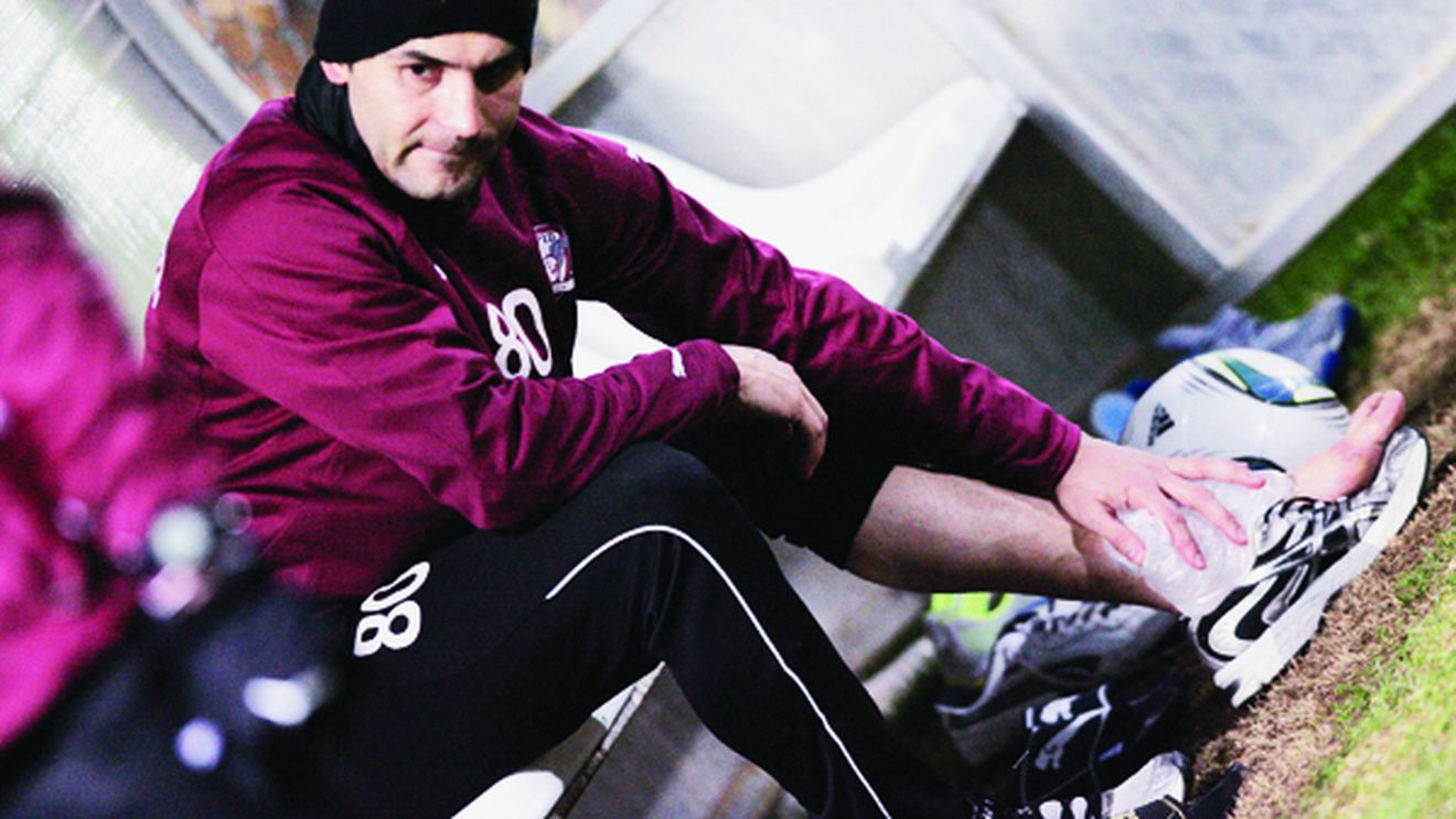 Semn rău pentru Rapid?** O pisică a inspectat echipamentul! Răzvan îngrijorat de starea lui Teixeira