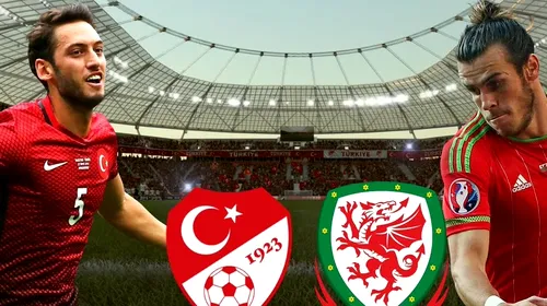 Cine transmite la TV meciul Turcia – Țara Galilor, din Grupa A de la Euro 2020